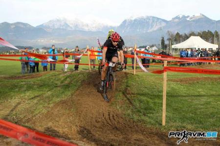 Tri zmage Calcita na ciklokrosu v Šenčurju 1